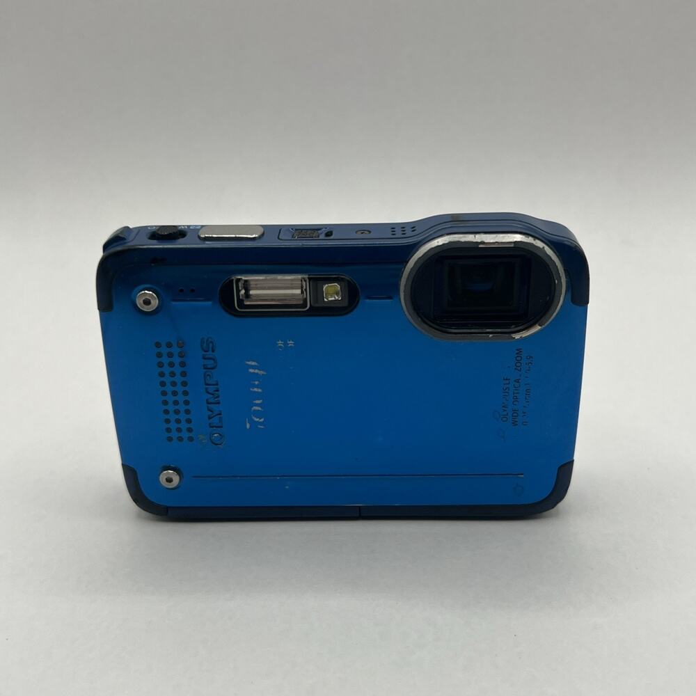 Olympus Stylus Tough TG-630 Digital Camera Blue w/ Battery Tested Working